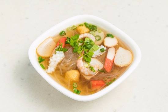201 - Seafood with Glass Noodle Soup  (海鲜美拖粉）